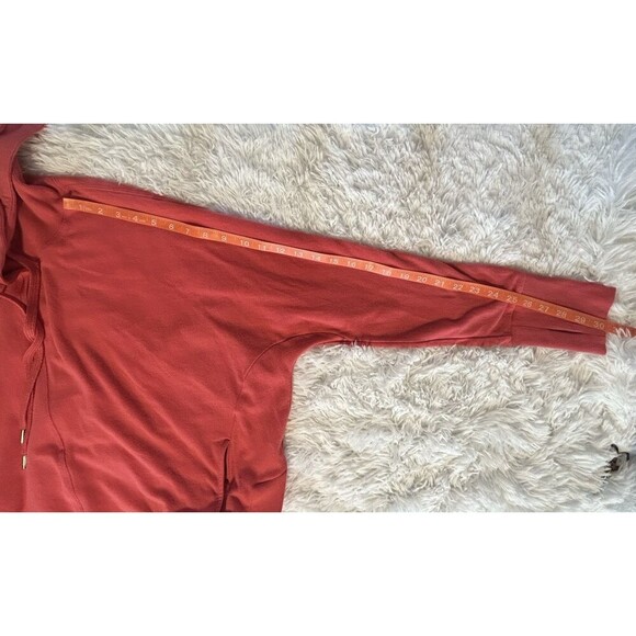 Sweaty Betty Hoodie XL Odyssey Pink Escape Luxe Italian Fleece Thumb Hole - Picture 13 of 15